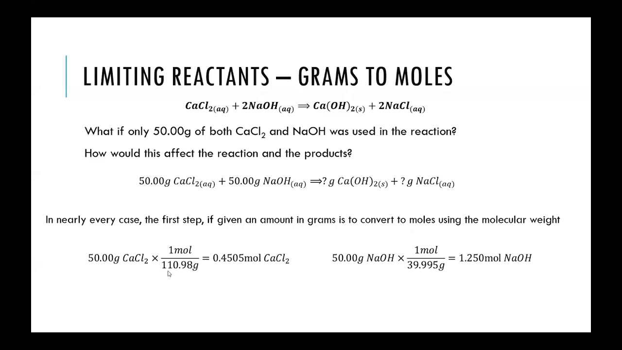Limiting Reagent Lab Experiment At Lucas Oshanassy Blog