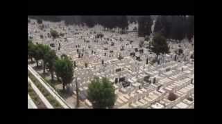 Jewish burial in multi-level graves Kiryat Shaul Cemetery, Israel