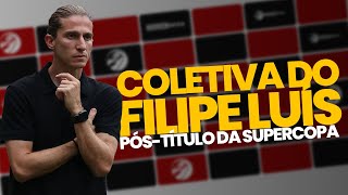 AO VIVO: COLETIVA FILIPE LUÍS - BOTAFOGO 1X3 FLAMENGO | CAMPEÃO SUPERCOPA REI 2025