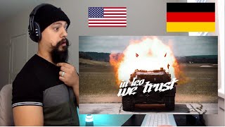 American Reacts to In Leo We Trust Leopard tank | German Invention| German Military