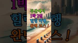 부산 1박 2일 완벽 코스 🌊 해운대부터 태종대까지!