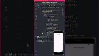 Flutter FloatingActionButton Widget - #flutter #tutorial #ui