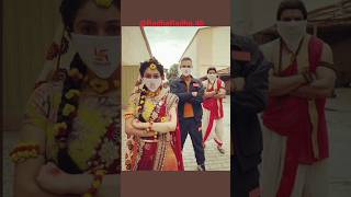 Radha Krishna serial offscreen masti 😍❤️||Radha Krishna||#shorts #starbharat #ytshorts #radhe #reels