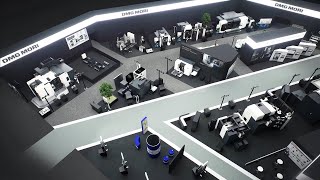 DMG MORI booth layout at JIMTOF2024