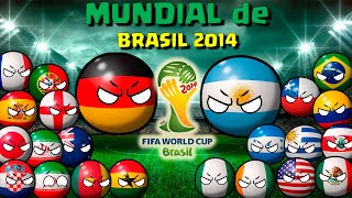 HISTORIA DEL MUNDIAL DE BRASIL 2014 COUNTRYBALL