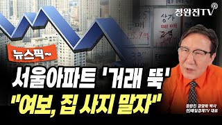 [뉴스픽] 서울아파트 '거래 뚝'...\