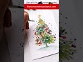 Watercolor Christmas Tree!!!