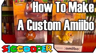 Tutorial: How to Make a Custom Amiibo + Packaging! | SicCooper