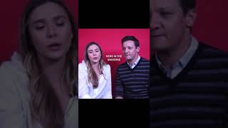 Jeremy Renner & Elizabeth Olsen's Funny Moment Tiktok hannaeelisabeth