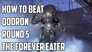 Prison of Elders Level 34 Round 5 - How To Beat Qodron (The Forever Eater)