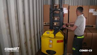 CombiLift CS Stacking in a Container