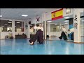 aikido sevilleja. shomen uchi shiho nage omote.