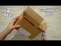 ✔ 2 Cardboard BOX Ideas 😱😍 - DIY RECYCLE CARDBOARDS