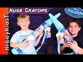 Frozen GIANT Crayon Surprise Eggs! SpongeBob + Eggs, Art Toys HobbyKidsTV Frozen GIANT Crayon Surprise Eggs! SpongeBob + Eggs, Art Toys HobbyKidsTV