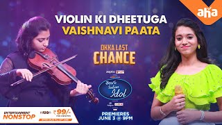 Vaishnavi's Bomma Blockbuster 'Chakkori' song performance | Usha Uthup | Telugu Indian Idol