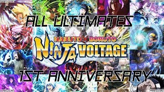 All Ultimates Jutsus 1st Anniversary | Naruto x Boruto Ninja Voltage