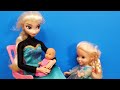 Baby at home ! Elsa & Anna toddlers - someone is jealous - sleeping - joy