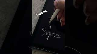 Signature style “Fazeela” 🖊️| Check out more videos in my channel!