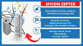 Myion prenosivi personalni prečišćivač vazduha oko vrata (ZEPTER)