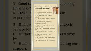Greeting In A Customer Service Interaction18