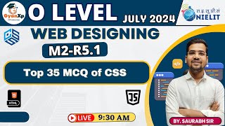 Web Designing and Publishing || Top 35 MCQs of CSS || (M2-R5.1)|| O Level July 2024 || GyanXp