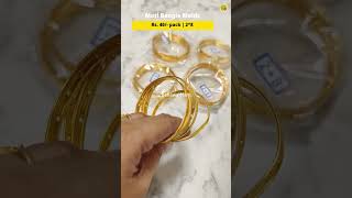 Golden moti Bangle Base | jewellery making material | @BahawaCreation : 7304659727 : short