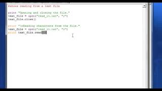 Python Reading a text file