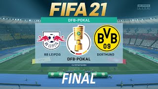 FIFA 21 RB Leipzig vs Borussia Dortmund | DFB Pokal 2021 Final | PS4 Full Match