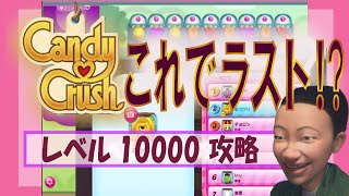 キャンディークラッシュ　祝え！1万の頂を越えし者を（当時）の挑戦「10000面の攻略 」