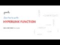 HYPERLINK Function in Excel