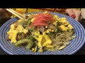 【ある日の晩御飯】そうめんチャンプルー【食べるだけ】eatingsounds mukbang somin chanpuru 咀嚼音 asmr