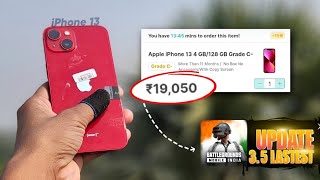 ₹18,278 😲 iPhone 13 Review in 2025 || iPhone 13 From cashify Super sale|| iPhone 13 BGMI test