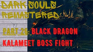 Dark Souls Remastered | Part 26 | Black Dragon Kalameet boss fight Hawkeye Gough DLC FINALE?