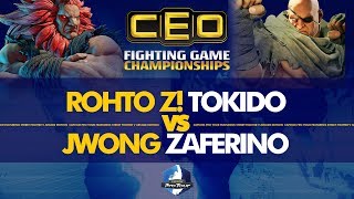 ROHTO Z! Tokido (Akuma) vs JWONG Zaferino (Sagat) - CEO 2019 Top 96 - CPT 2019