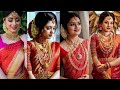 Red Wedding Saree Collections❤|Fashion Daily