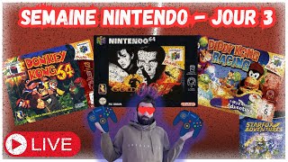 🕹️ Semaine 100% NINTENDO #3🕹️ ||  Donkey Kong 64 // Goldeneye 64 //🐵Diddy Kong racing // Starfox