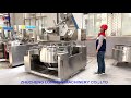 automatic big capacity electric induction planetary cooking mixer machine 50l~600l full video