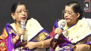 சுசிலா பாடும் போது Work ஆகாத போன Mic | P. Susheela Latest Funny Speech about He is life History