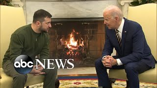 Zelenskyy meets with Biden ahead of Congressional speech