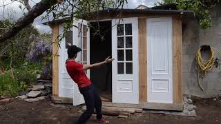 🔥 Cómo CONSTRUIR CASETA de JARDÍN 🔰 DEMOSTRACIÓN 😱 con PUERTAS.