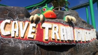 Cave Train Adventure On Ride POV Video at Santa Cruz Beach Boardwalk