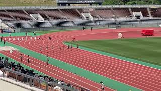 第77回松山市中学校総合体育大会　陸上競技　女子１年生　100m決勝