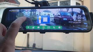 ThiEYE Mirror Dash Cam 1080P Dual Cam