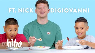 Kids Try Popular Foods From India And More ft. Nick DiGiovanni | HiHo Kids