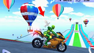 GTA 5 Spiderman Bike Stunt 2021 #4 || Stunt Bike Game PS4 || Best Android Game || Game Monster