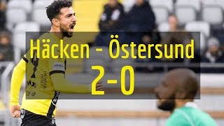 BK Häcken - Östersunds FK (2-0) Svenska cupen 2020