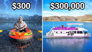Testing $300 vs $300,000 Lake Survival Gear!