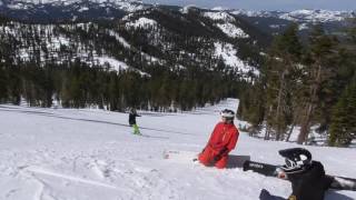 Skwal carving around lake Tahoe