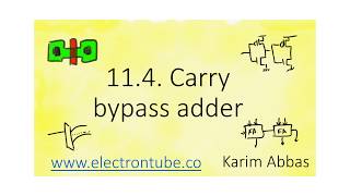 11.4. Carry bypass adder