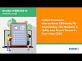 Monthly Webinar #5 - Collect Customer Data Efficiently by Segmenting Smart Forms into Your Zoho CRM